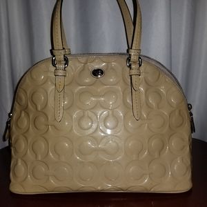 Coach patent leather satchel good shape
